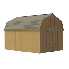 16 Ft Wood Storage Shed Kit