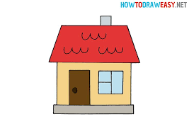 Cartoon House Drawing House Drawing