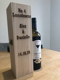 Personalised Engraved Wine Box