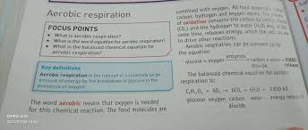 Aerobic Respiration Combined With