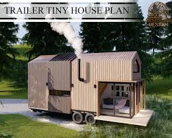 24 Trailer Tiny House Plan 2 Bedroom