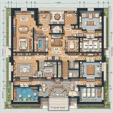 Luxurious 6 Story Building Floor Plan