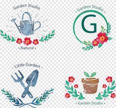 Hand Painted Flowers Gardening Icon