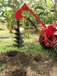 Tractor Attachment Post Hole Digger