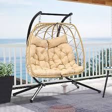 Taus Hanging Egg Chair Stand Double