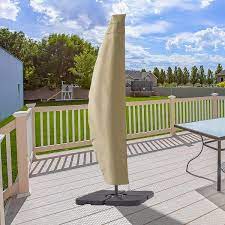 Joyesery Patio Umbrella Covers Zippered