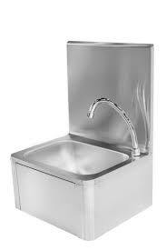 Knee Operated Hand Wash Sink Stainless
