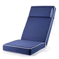 Luxury Recliner Cushion In Navy Blue