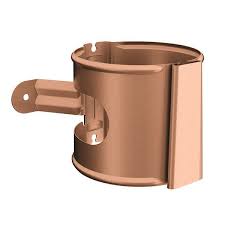 Lindab Natural Copper Down Pipe Bracket