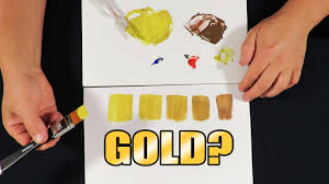 How To Make Gold Color Paint At Home