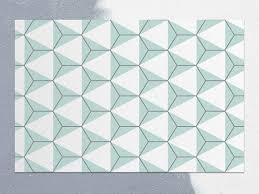 Hexagon Tiles Pale Green Vinyl Mat