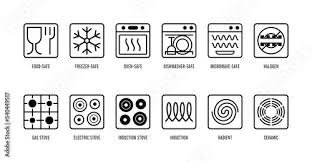 Cookware Vector Icons Set Food Safe