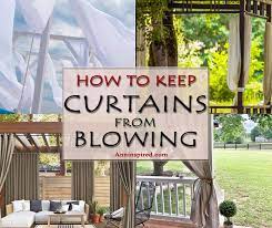 Outdoor Curtains From Blowing