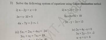 Gauss Elimination Method