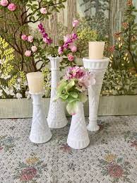 4 Milk Glass Vase For Flowers Vases