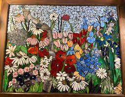 Mosaic Art Mosaic Flowers