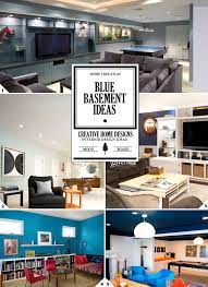 Color Guide Blue Basement Ideas Home