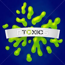 Abstract Toxic Vector Color Splash