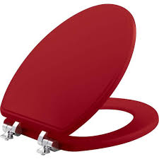 Toilet Seat In Red Never Loosens Chrome