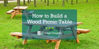 How To Build A Diy Picnic Table
