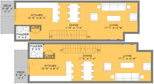 Skinny Solution For Small House Floor Plans