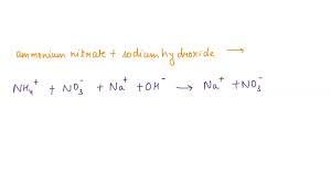 Ammonium Nitrate Sodium Hydroxide