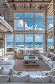 17 Beach House Living Room Designs That