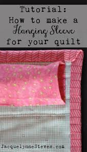 A Hanging Sleeve For A Quilt