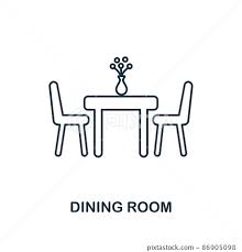 Dining Room Icon Simple Element