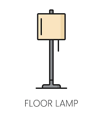 Floor Lamp Furniture Icon Home Interior