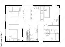 Apartment Floor Plan Two Bedroom