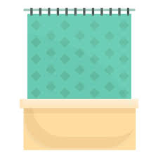 Shower Curtain Icon Cartoon Of Shower