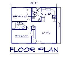 Ranch 24x30 20x30 House Plans