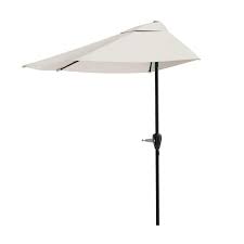 9 Ft Half Round Patio Umbrella