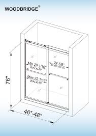 ᐅ Woodbridge Frameless Bathtub Shower