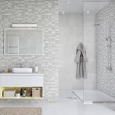 Marmo Mosaic Bathroom Panels The