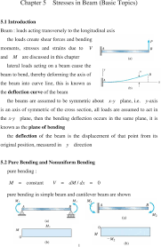 stresses in beam basic topics pdf