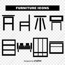 Vector Furniture Icon Set Settings Icon