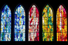 Colorful Stained Glass Church Windows