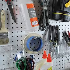 White Pegboard Wall Organizer Kit