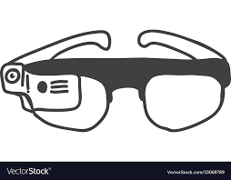 Glasses Icon Wearable Technology Design