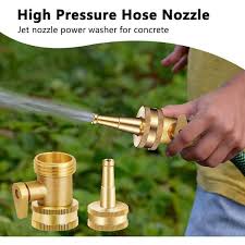 3 4 In High Pressure Nozzle Water Hose W Garden Hose Shutoff Valve Brass Heavy Duty Ght Connectors 4 Pack