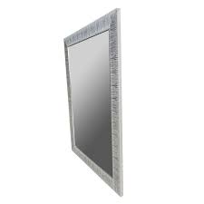 Accent Square Framed Gray Wood Encased