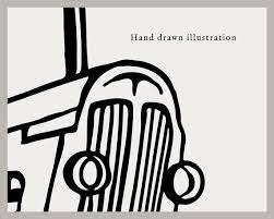 Hand Drawn Vintage Tractor