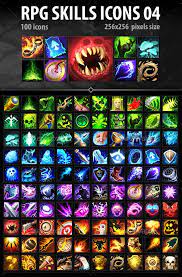 Rpg Skills Icons 04 Icon Rpg