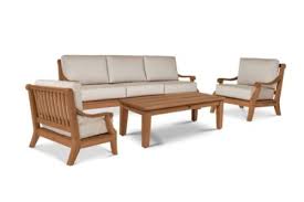 Full Teak Patio Sofa And Sectional Sets