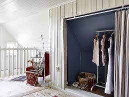 Painted Closet Interior With Behr Paint