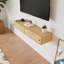 Floating Media Console Tv Stand With