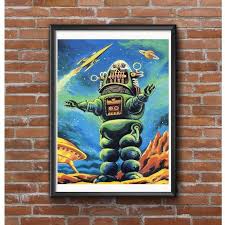 Forbidden Planet 1956 Sci Fi Icon By
