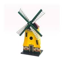 Birdhouse In The Shape Of A Windmill